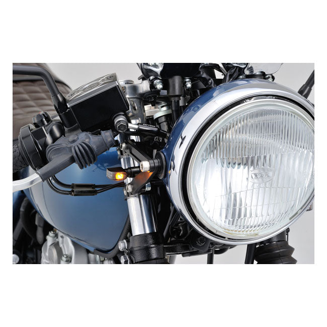 Daytona, Mini 1 D-Light LED turn signals. Clear lens Indicator Lights Led Daytona