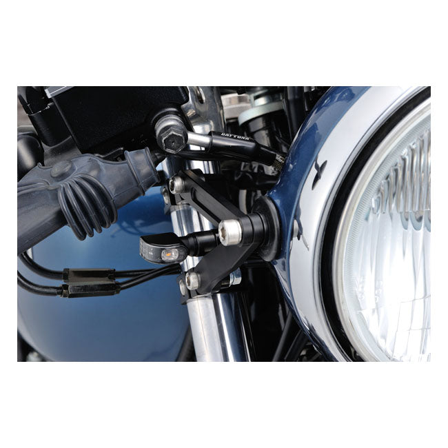 Daytona, Mini 1 D-Light LED turn signals. Clear lens Indicator Lights Led Daytona