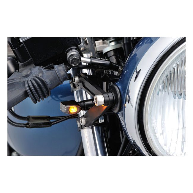 Daytona, Mini 1 D-Light LED turn signals. Clear lens Indicator Lights Led Daytona