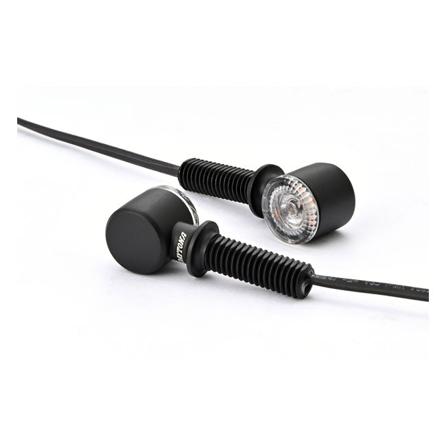 Daytona, D-light Sol2 mini turn signals. Clear lens Indicator Lights Led Daytona