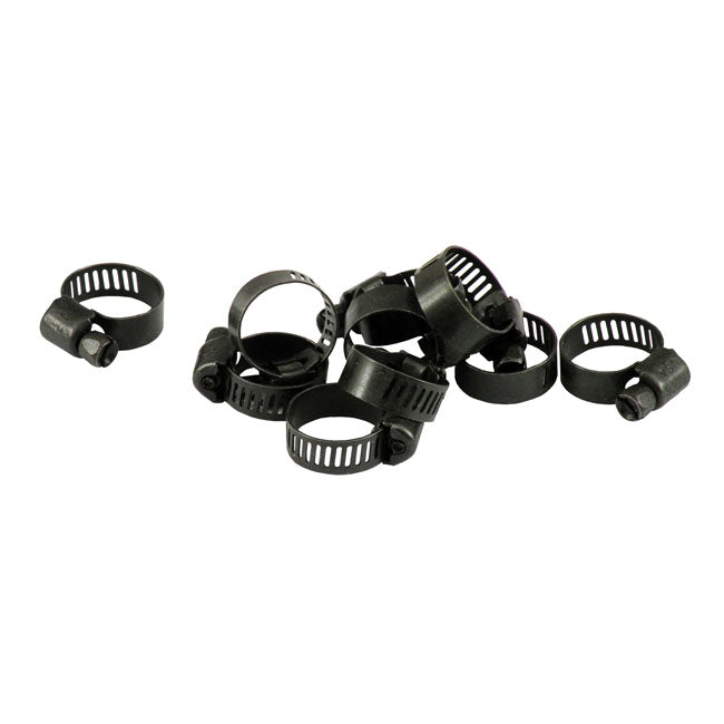 Jagg Oil Coolers Hose Clamps Univ Blk 10 Pk Hose Clamps Jagg Oil Coolers