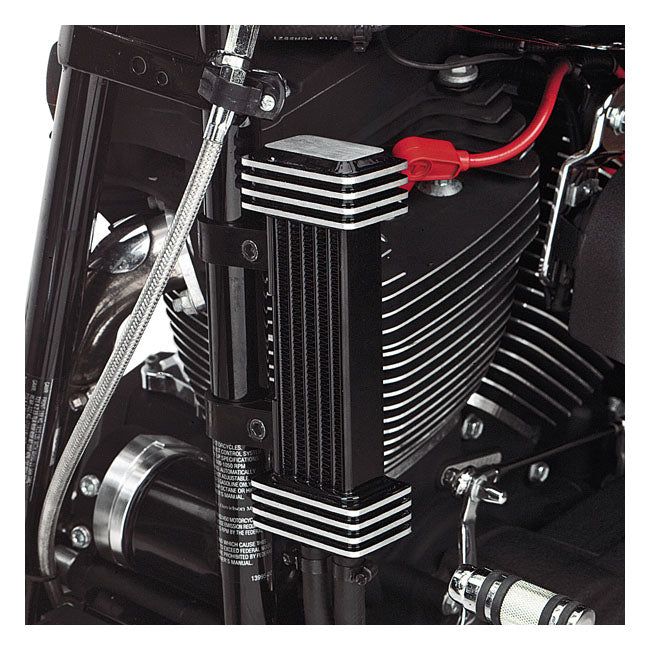 Jagg, oil cooler kit. Vertical mount, 6 row, Deluxe Oil Cooler Jagg Oil Coolers