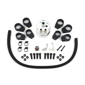 Jagg, oil cooler kit. Vertical mount, 6 row, Slimline Oil Cooler Jagg Oil Coolers