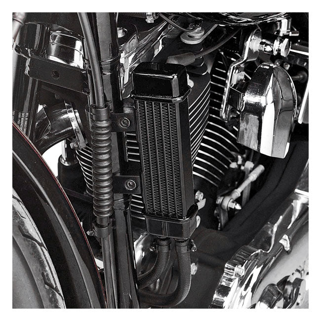 Jagg, oil cooler kit. Vertical mount, 6 row, Slimline Oil Cooler Jagg Oil Coolers