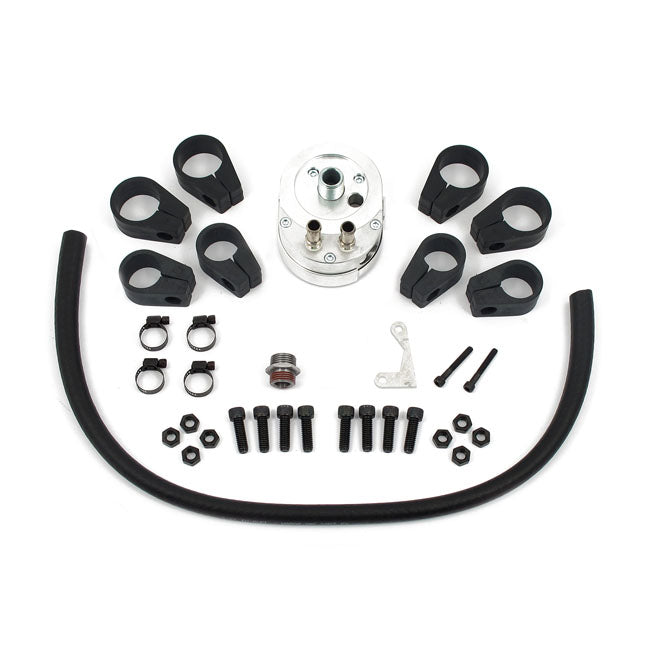Jagg, oil cooler kit. Vertical mount, 6 row, Deluxe Diamond Oil Cooler Jagg Oil Coolers