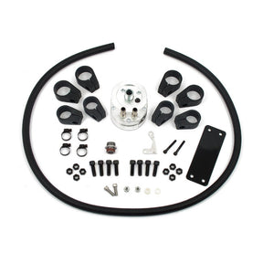 Jagg, oil cooler kit. Low mount - Horizontal - 6 row Oil Cooler Jagg Oil Coolers