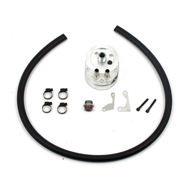 Jagg, oil cooler kit. Low mount - Horizontal - 10 row Oil Cooler Jagg Oil Coolers