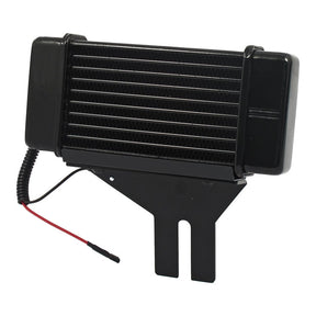 Jagg, oil cooler kit. Low mount - Horizontal - 10 row - Fan Oil Cooler Jagg Oil Coolers