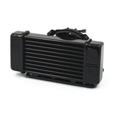 Jagg, oil cooler kit. Low mount - Horizontal - 10 row - Fan Oil Cooler Jagg Oil Coolers