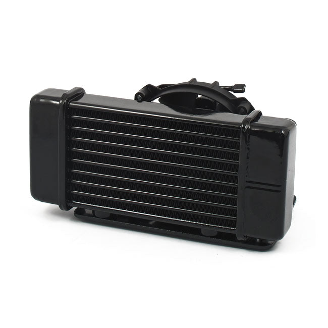 Jagg, oil cooler kit. Low mount - Horizontal - 10 row - Fan Oil Cooler Jagg Oil Coolers