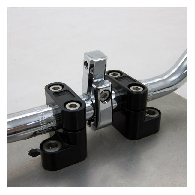 Daytona, universal bracket. Side-mount. 7/8" ID. M8 thread Handlebar Misc Daytona