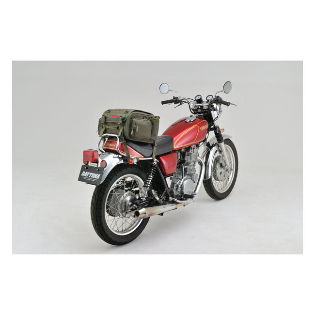 Daytona, HenleyBegins seat bag. 20-26 liter. Khaki Saddlebags Daytona