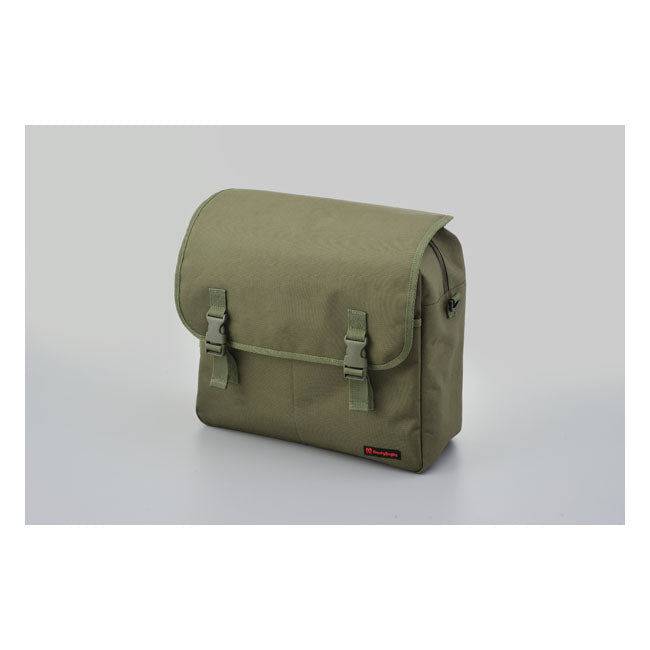 Daytona, HenleyBegins saddlebag. 15 liter. Khaki Saddlebags Daytona