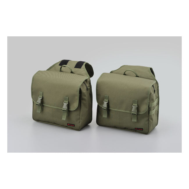 Daytona, HenleyBegins throw-over saddlebag set. 30L. Khaki Saddlebags Daytona