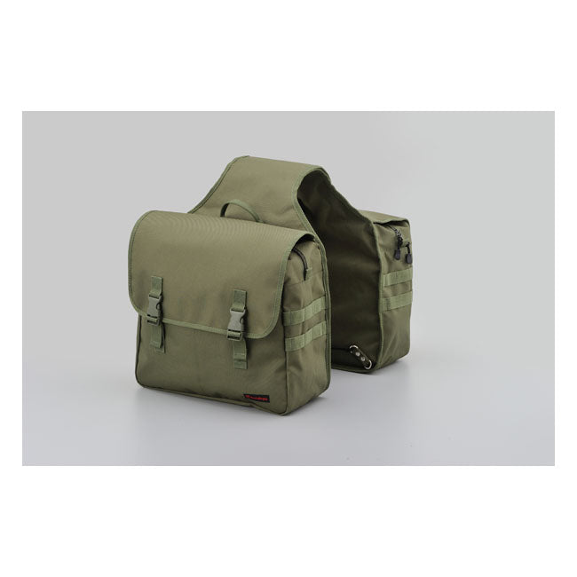 Daytona, HenleyBegins throw-over saddlebag set. 30L. Khaki Saddlebags Daytona