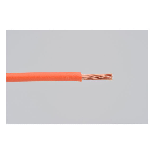 Electrical Wire. 2 Meter 0.75sq. Orange Wiring Mcs