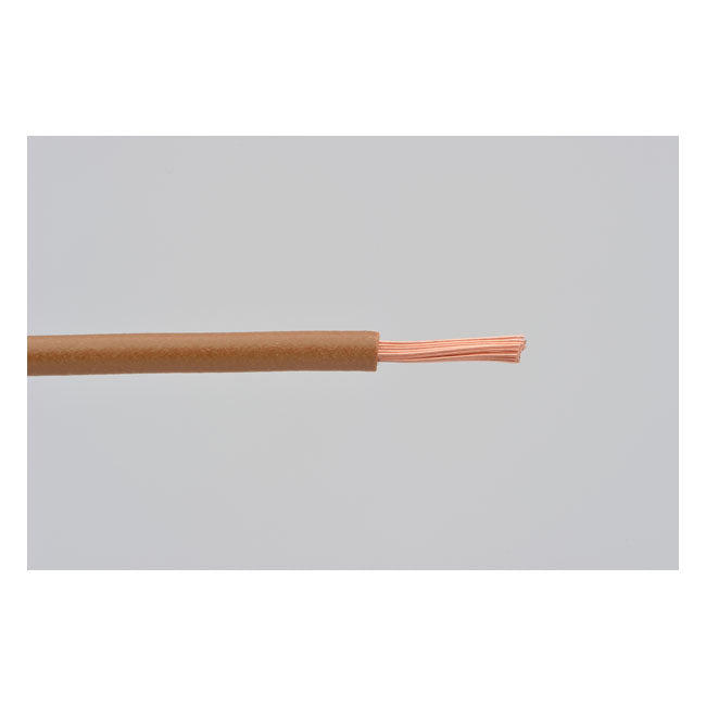 Electrical Wire. 2 Meter 0.75sq. Brown Wiring Mcs