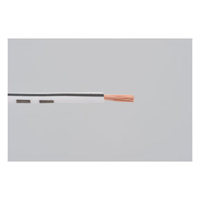 Electrical Wire. 2 Meter 0.75sq. White/Black Wiring Mcs
