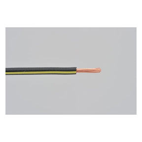 Electrical Wire. 2 Meter 0.75sq. Black/Yellow Wiring Mcs