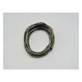 Electrical Wire. 2 Meter 0.75sq. Black/Yellow Wiring Mcs