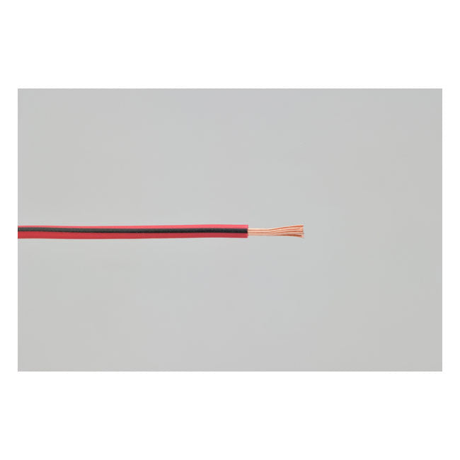 Electrical Wire. 2 Meter 0.75sq. Red/Black Wiring Mcs