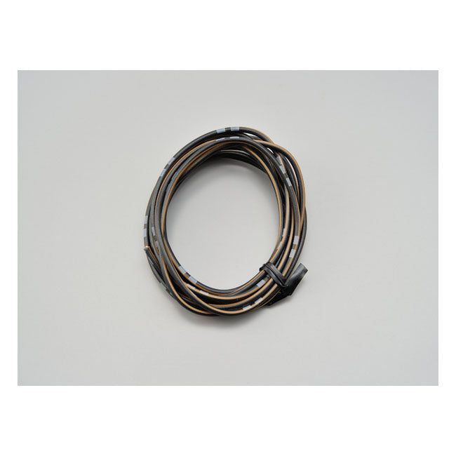Electrical Wire. 2 Meter 0.75sq. Black/Brown Wiring Mcs