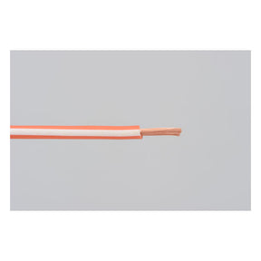 Electrical Wire. 2 Meter 0.75sq. Orange/White Wiring Mcs