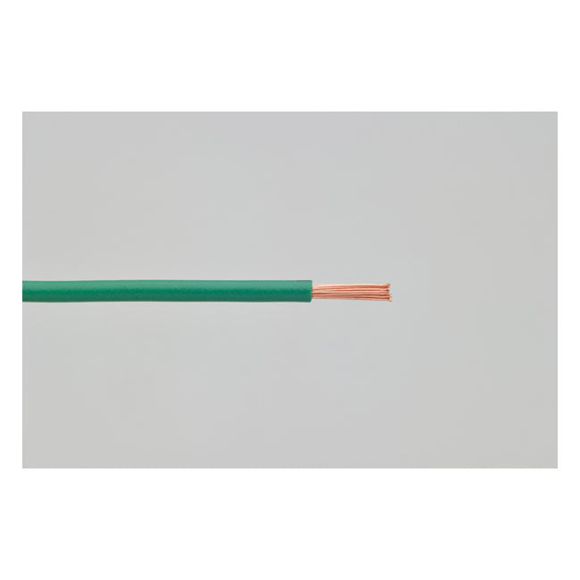 Electrical Wire. 1 Meter 2.00 Sq. Mm. Green Wiring Mcs