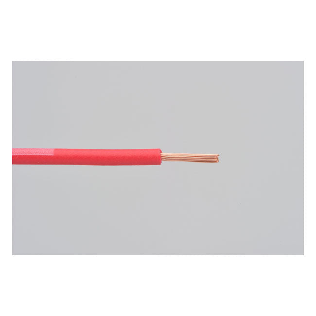 Electrical Wire. 2 Meter 0.5sq. Red Wiring Mcs