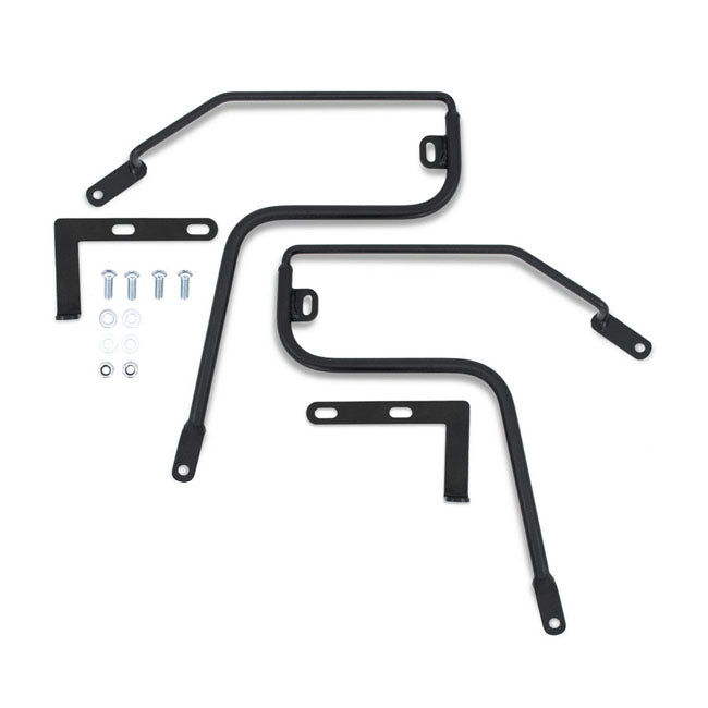 Long Ride, Saddlebag Holder. Black Touring Luggage Longride
