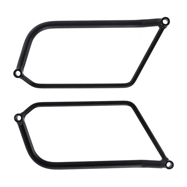 Long Ride, Saddlebag Holder. Black Touring Luggage Longride