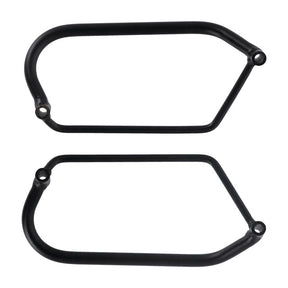 Long Ride, Saddlebag Holder. Black Touring Luggage Longride