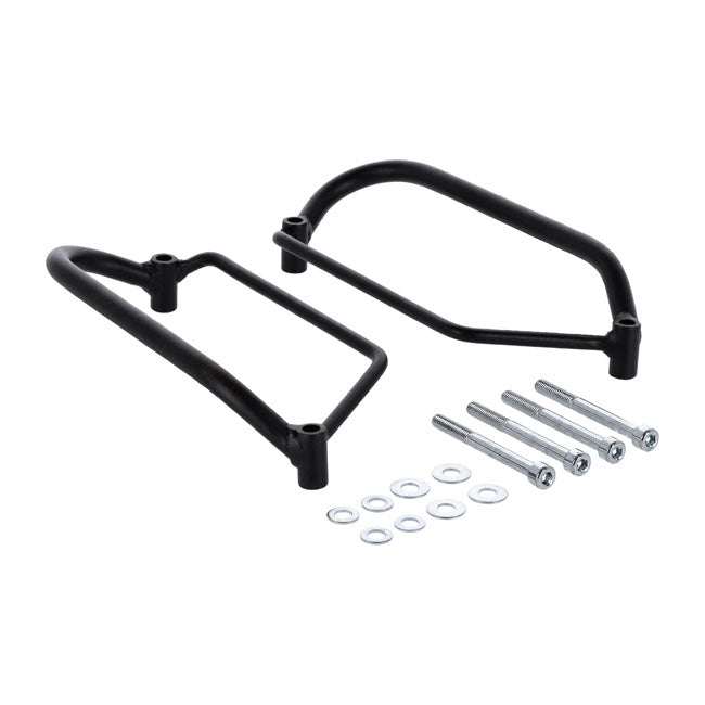 Long Ride, Saddlebag Holder. Black Touring Luggage Longride