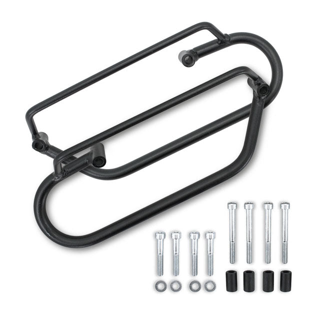 Long Ride, Saddlebag Holder. Black Touring Luggage Longride