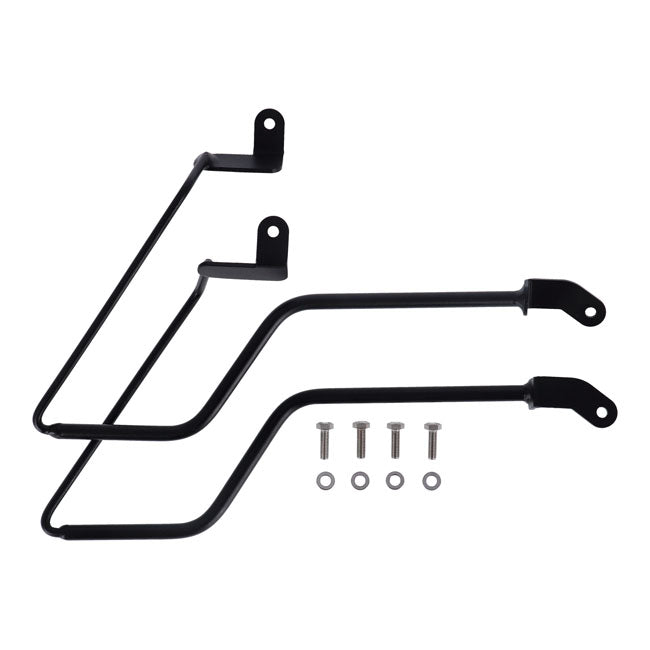 Long Ride, Saddlebag Holder. Black Touring Luggage Longride