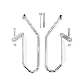 Long Ride, Saddlebag Holder. Chrome Touring Luggage Longride