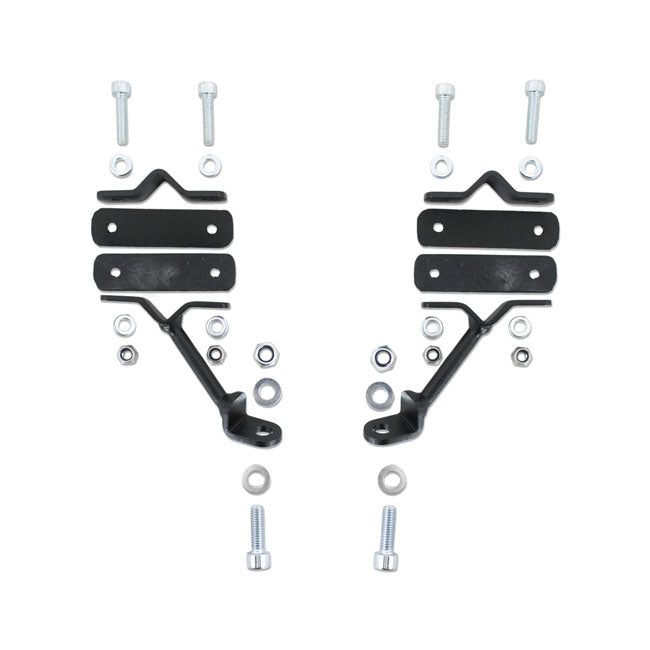 Long Ride, Saddlebag Holder. Black Touring Luggage Longride