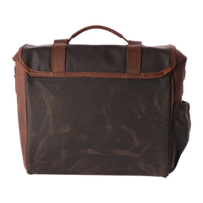 Longride, Click On Classic Saddlebag Waxed Cotton. Khaki Touring Luggage Longride