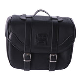Longride, Click On Retro Saddlebag Waxed Cotton. Black Touring Luggage Longride