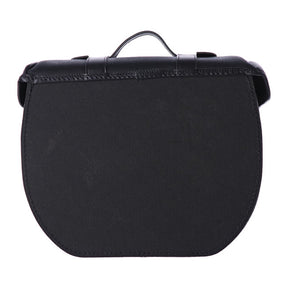 Longride, Click On Retro Saddlebag Waxed Cotton. Black Touring Luggage Longride