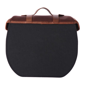 Longride, Click On Retro Saddlebag Waxed Cotton. Brown Touring Luggage Longride
