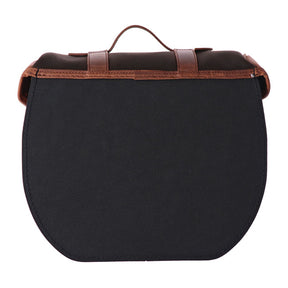 Longride, Click On Retro Saddlebag Waxed Cotton. Khaki Touring Luggage Longride