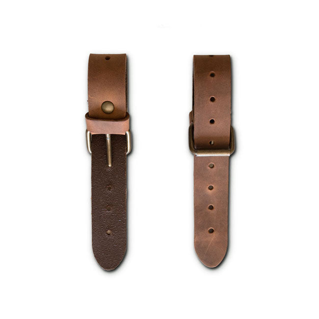 Longride, Saddlebag Belt Extender. Brown Touring Luggage Longride