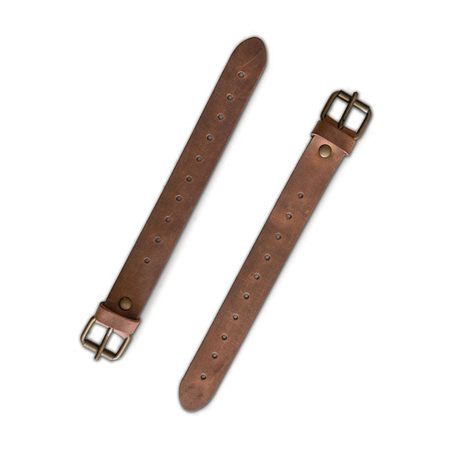 Longride, Saddlebag Belt Extender. Brown Touring Luggage Longride
