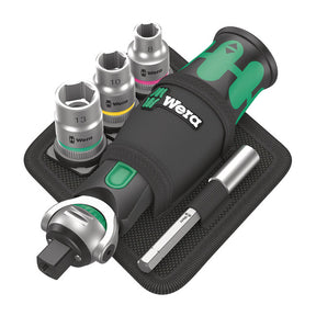 Wera, Zyklop Pocket set 2 with Metric sockets T-Handles Wera