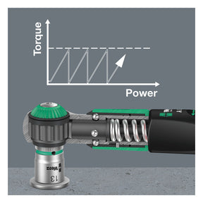 Wera, Safe-Torque A1 adjustable torque wrench 1/4" T-Handles Wera