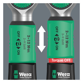Wera, Safe-Torque A1 adjustable torque wrench 1/4" T-Handles Wera