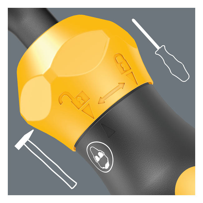 Wera, Kraftform impact screwdriver kit. Metric T-Handles Wera
