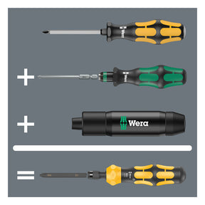 Wera, Kraftform impact screwdriver kit. Metric T-Handles Wera
