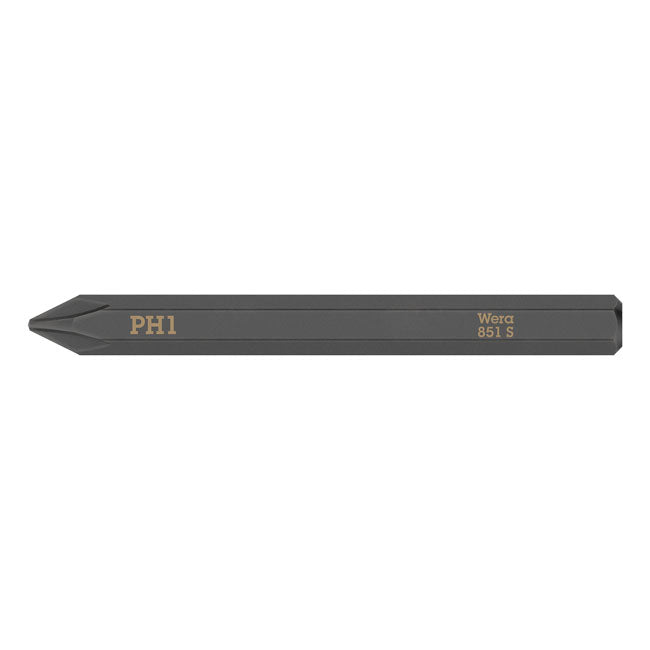 Wera Philips bit for Impact screwdriver PH1 T-Handles Wera